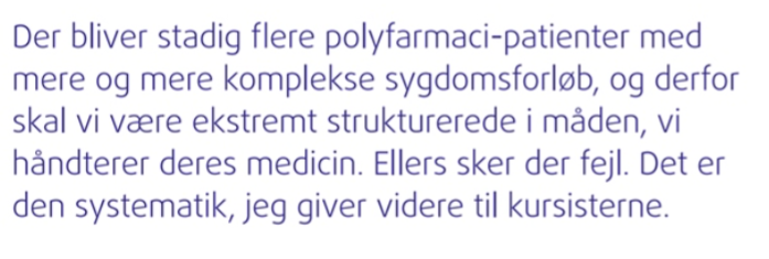Citat: Louise Meldal, Farmakonom.dk 12/2018